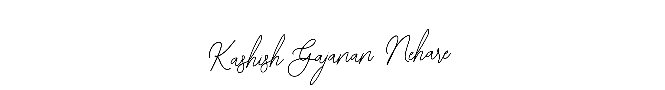 The best way (Bearetta-2O07w) to make a short signature is to pick only two or three words in your name. The name Kashish Gajanan Nehare include a total of six letters. For converting this name. Kashish Gajanan Nehare signature style 12 images and pictures png