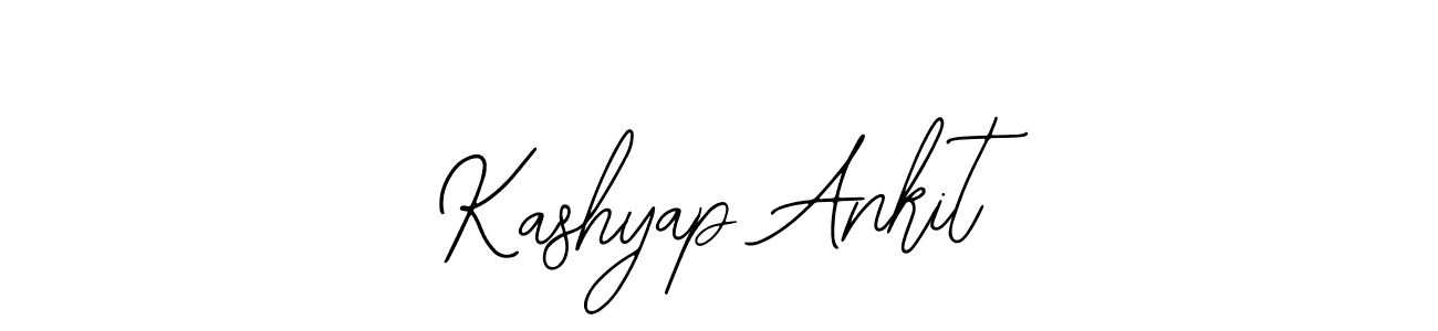 You should practise on your own different ways (Bearetta-2O07w) to write your name (Kashyap Ankit) in signature. don't let someone else do it for you. Kashyap Ankit signature style 12 images and pictures png