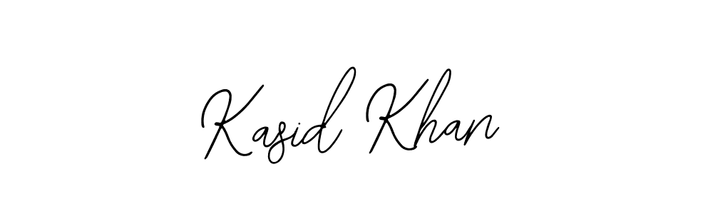 Kasid Khan stylish signature style. Best Handwritten Sign (Bearetta-2O07w) for my name. Handwritten Signature Collection Ideas for my name Kasid Khan. Kasid Khan signature style 12 images and pictures png