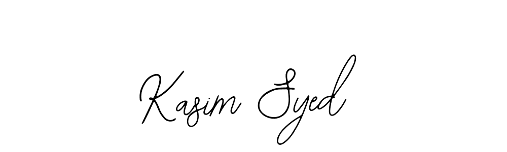 Use a signature maker to create a handwritten signature online. With this signature software, you can design (Bearetta-2O07w) your own signature for name Kasim Syed. Kasim Syed signature style 12 images and pictures png