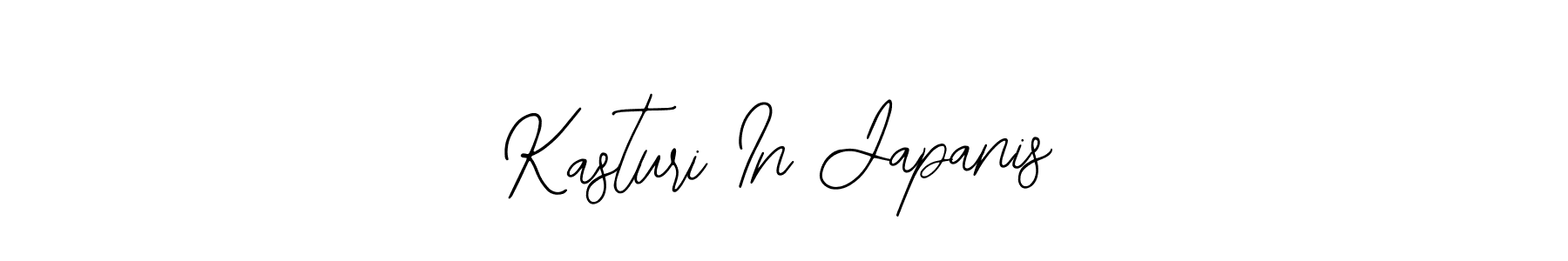 How to make Kasturi In Japanis name signature. Use Bearetta-2O07w style for creating short signs online. This is the latest handwritten sign. Kasturi In Japanis signature style 12 images and pictures png