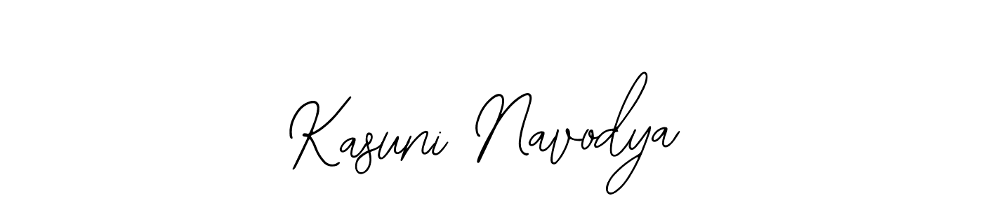 Design your own signature with our free online signature maker. With this signature software, you can create a handwritten (Bearetta-2O07w) signature for name Kasuni Navodya. Kasuni Navodya signature style 12 images and pictures png