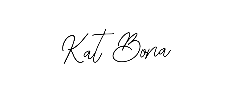 Design your own signature with our free online signature maker. With this signature software, you can create a handwritten (Bearetta-2O07w) signature for name Kat Bona. Kat Bona signature style 12 images and pictures png