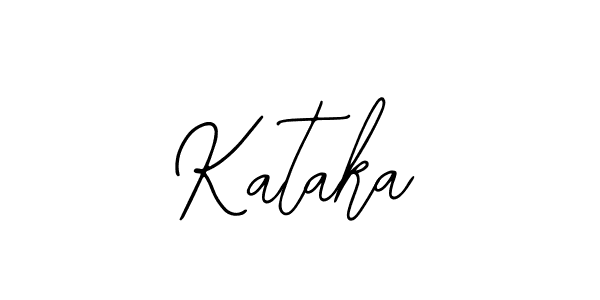 Design your own signature with our free online signature maker. With this signature software, you can create a handwritten (Bearetta-2O07w) signature for name Kataka. Kataka signature style 12 images and pictures png