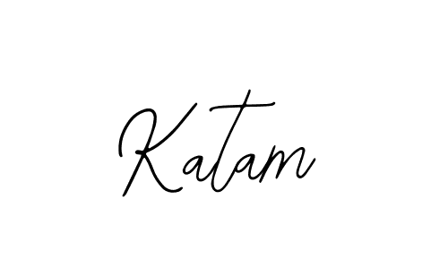 Use a signature maker to create a handwritten signature online. With this signature software, you can design (Bearetta-2O07w) your own signature for name Katam. Katam signature style 12 images and pictures png