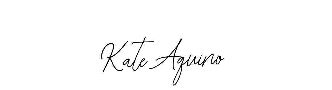 The best way (Bearetta-2O07w) to make a short signature is to pick only two or three words in your name. The name Kate Aquino include a total of six letters. For converting this name. Kate Aquino signature style 12 images and pictures png