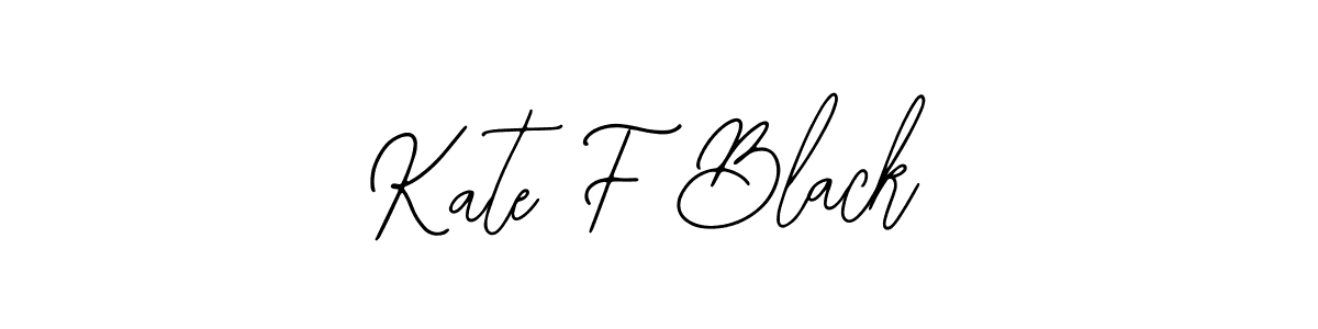 Design your own signature with our free online signature maker. With this signature software, you can create a handwritten (Bearetta-2O07w) signature for name Kate F Black. Kate F Black signature style 12 images and pictures png