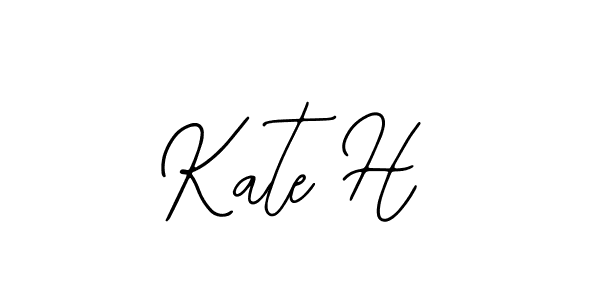 See photos of Kate H official signature by Spectra . Check more albums & portfolios. Read reviews & check more about Bearetta-2O07w font. Kate H signature style 12 images and pictures png