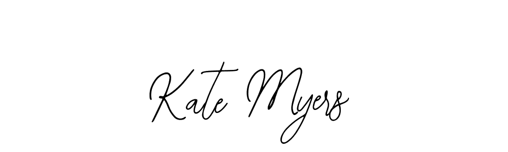 You should practise on your own different ways (Bearetta-2O07w) to write your name (Kate Myers) in signature. don't let someone else do it for you. Kate Myers signature style 12 images and pictures png