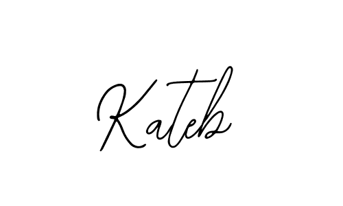 Use a signature maker to create a handwritten signature online. With this signature software, you can design (Bearetta-2O07w) your own signature for name Kateb. Kateb signature style 12 images and pictures png