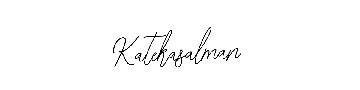 Use a signature maker to create a handwritten signature online. With this signature software, you can design (Bearetta-2O07w) your own signature for name Katekasalman. Katekasalman signature style 12 images and pictures png