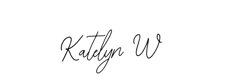 Best and Professional Signature Style for Katelyn W. Bearetta-2O07w Best Signature Style Collection. Katelyn W signature style 12 images and pictures png