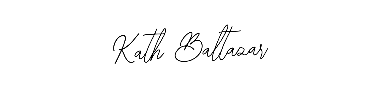 Make a beautiful signature design for name Kath Baltazar. With this signature (Bearetta-2O07w) style, you can create a handwritten signature for free. Kath Baltazar signature style 12 images and pictures png