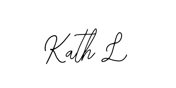 Bearetta-2O07w is a professional signature style that is perfect for those who want to add a touch of class to their signature. It is also a great choice for those who want to make their signature more unique. Get Kath L name to fancy signature for free. Kath L signature style 12 images and pictures png