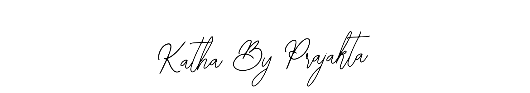 Design your own signature with our free online signature maker. With this signature software, you can create a handwritten (Bearetta-2O07w) signature for name Katha By Prajakta. Katha By Prajakta signature style 12 images and pictures png