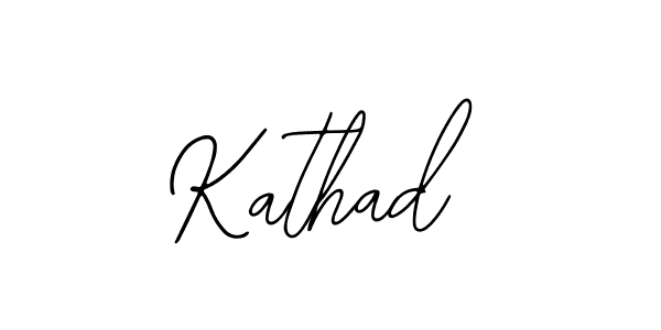 How to make Kathad signature? Bearetta-2O07w is a professional autograph style. Create handwritten signature for Kathad name. Kathad signature style 12 images and pictures png