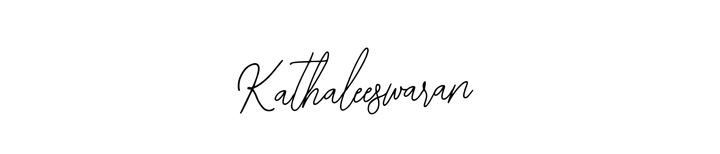 How to make Kathaleeswaran name signature. Use Bearetta-2O07w style for creating short signs online. This is the latest handwritten sign. Kathaleeswaran signature style 12 images and pictures png