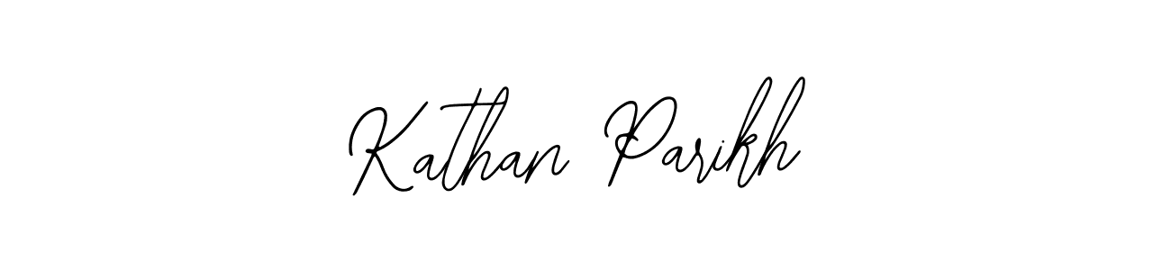 Use a signature maker to create a handwritten signature online. With this signature software, you can design (Bearetta-2O07w) your own signature for name Kathan Parikh. Kathan Parikh signature style 12 images and pictures png