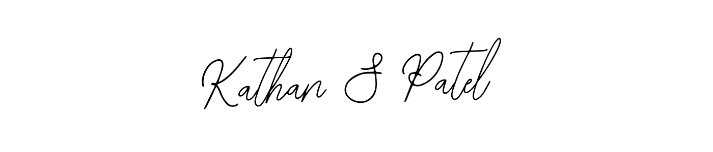 Create a beautiful signature design for name Kathan S Patel. With this signature (Bearetta-2O07w) fonts, you can make a handwritten signature for free. Kathan S Patel signature style 12 images and pictures png