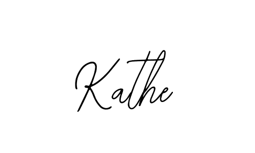 How to make Kathe signature? Bearetta-2O07w is a professional autograph style. Create handwritten signature for Kathe name. Kathe signature style 12 images and pictures png