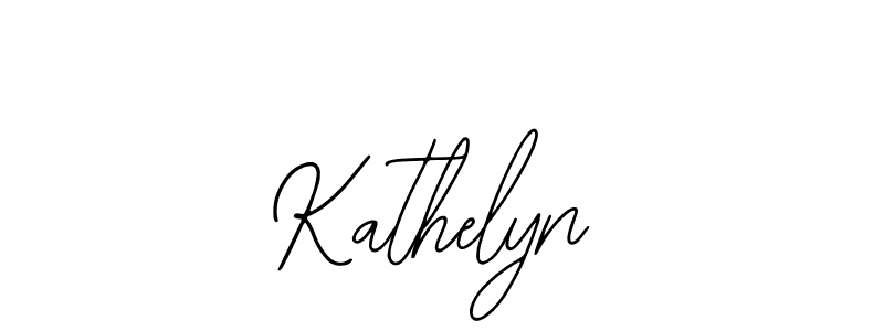 How to make Kathelyn name signature. Use Bearetta-2O07w style for creating short signs online. This is the latest handwritten sign. Kathelyn signature style 12 images and pictures png