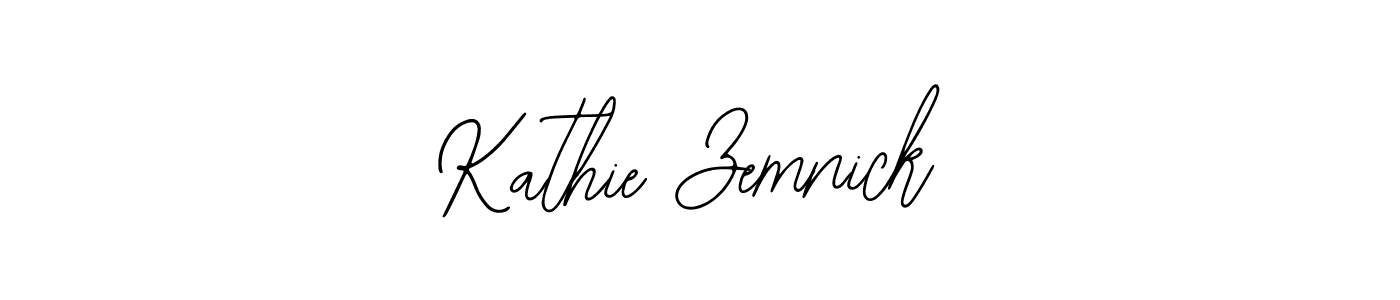 Kathie Zemnick stylish signature style. Best Handwritten Sign (Bearetta-2O07w) for my name. Handwritten Signature Collection Ideas for my name Kathie Zemnick. Kathie Zemnick signature style 12 images and pictures png