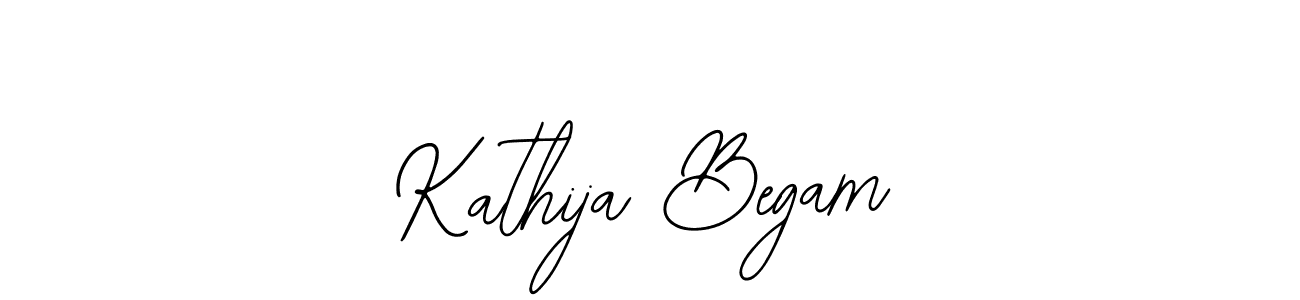 This is the best signature style for the Kathija Begam name. Also you like these signature font (Bearetta-2O07w). Mix name signature. Kathija Begam signature style 12 images and pictures png
