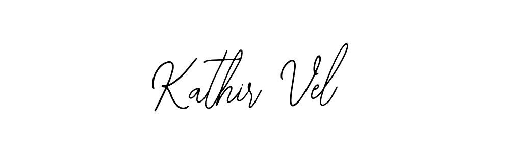Design your own signature with our free online signature maker. With this signature software, you can create a handwritten (Bearetta-2O07w) signature for name Kathir Vel. Kathir Vel signature style 12 images and pictures png
