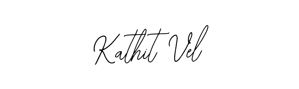 The best way (Bearetta-2O07w) to make a short signature is to pick only two or three words in your name. The name Kathit Vel include a total of six letters. For converting this name. Kathit Vel signature style 12 images and pictures png