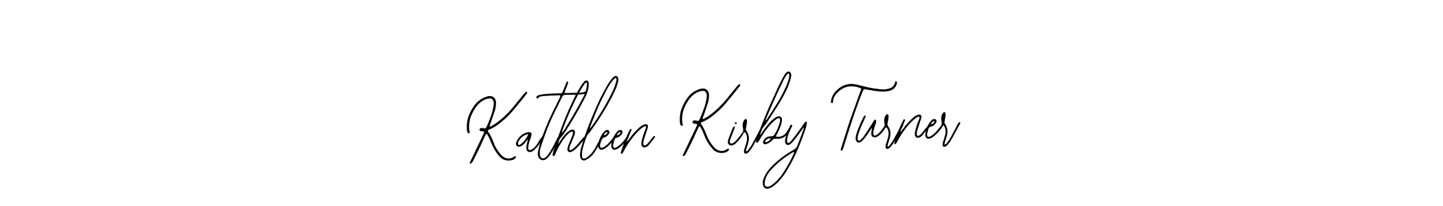 Kathleen Kirby Turner stylish signature style. Best Handwritten Sign (Bearetta-2O07w) for my name. Handwritten Signature Collection Ideas for my name Kathleen Kirby Turner. Kathleen Kirby Turner signature style 12 images and pictures png