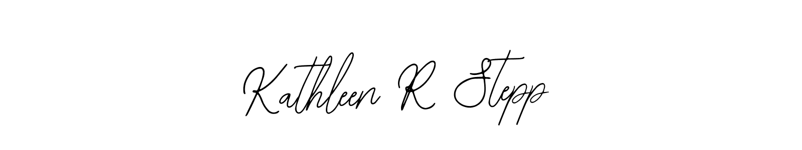 It looks lik you need a new signature style for name Kathleen R Stepp. Design unique handwritten (Bearetta-2O07w) signature with our free signature maker in just a few clicks. Kathleen R Stepp signature style 12 images and pictures png