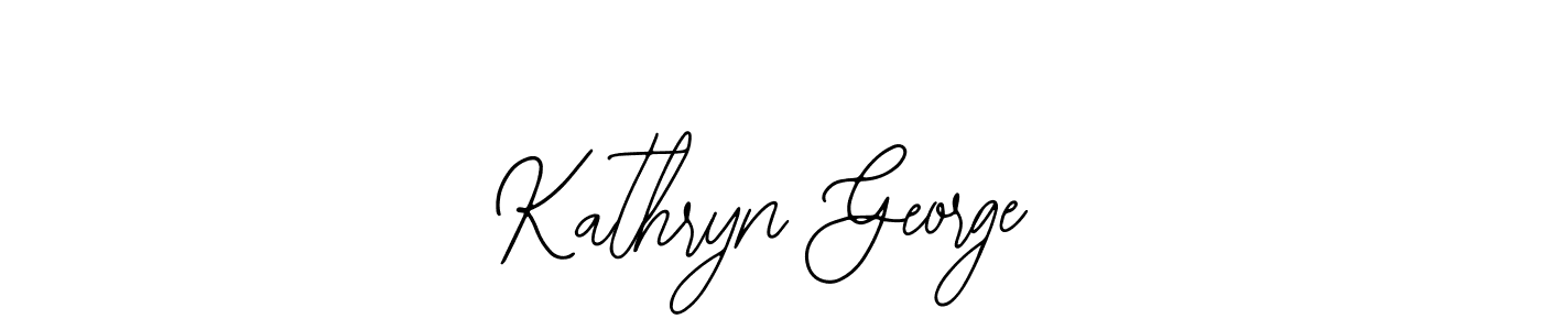 You should practise on your own different ways (Bearetta-2O07w) to write your name (Kathryn George) in signature. don't let someone else do it for you. Kathryn George signature style 12 images and pictures png