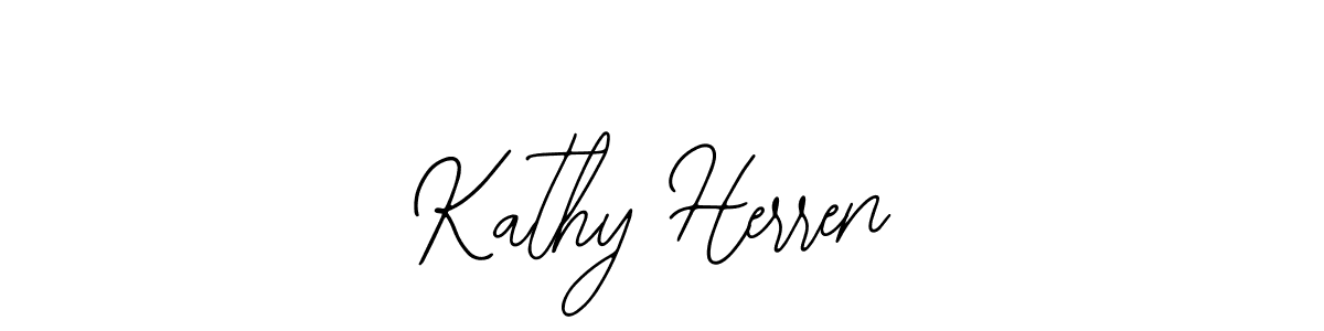 Use a signature maker to create a handwritten signature online. With this signature software, you can design (Bearetta-2O07w) your own signature for name Kathy Herren. Kathy Herren signature style 12 images and pictures png