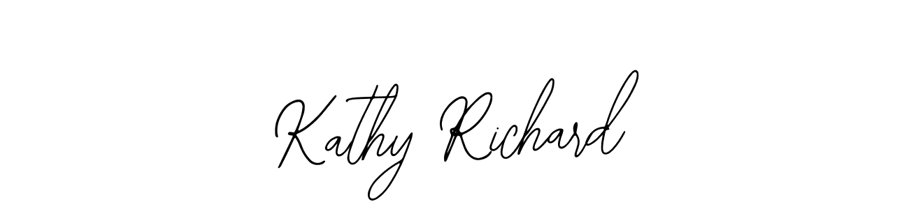 Kathy Richard stylish signature style. Best Handwritten Sign (Bearetta-2O07w) for my name. Handwritten Signature Collection Ideas for my name Kathy Richard. Kathy Richard signature style 12 images and pictures png