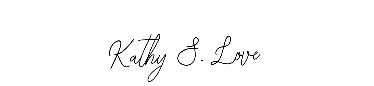 You should practise on your own different ways (Bearetta-2O07w) to write your name (Kathy S. Love) in signature. don't let someone else do it for you. Kathy S. Love signature style 12 images and pictures png