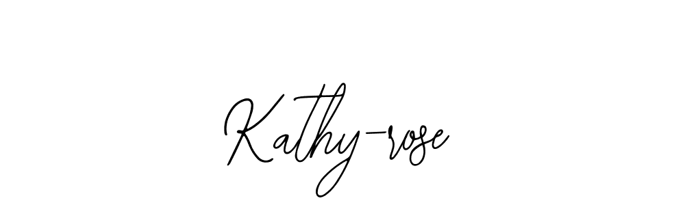 The best way (Bearetta-2O07w) to make a short signature is to pick only two or three words in your name. The name Kathy-rose include a total of six letters. For converting this name. Kathy-rose signature style 12 images and pictures png