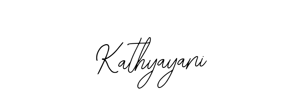 How to make Kathyayani signature? Bearetta-2O07w is a professional autograph style. Create handwritten signature for Kathyayani name. Kathyayani signature style 12 images and pictures png