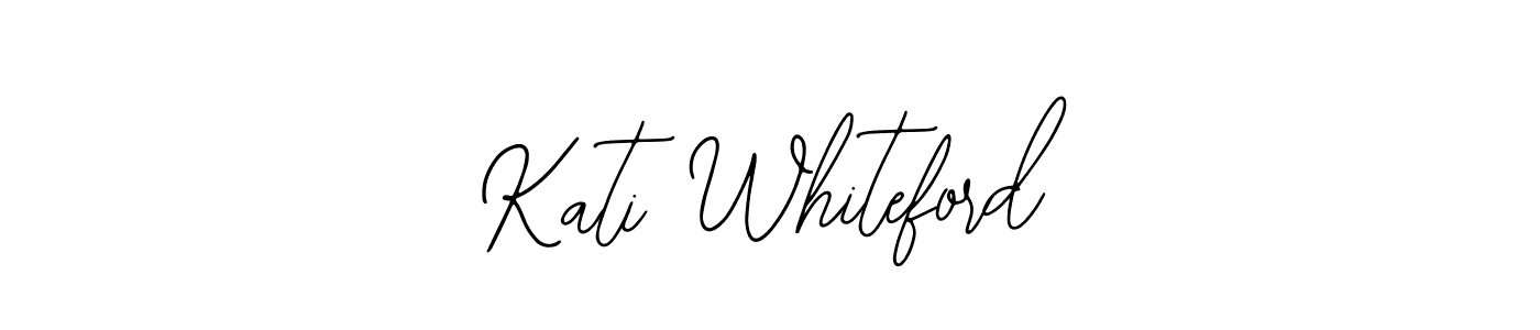 Also You can easily find your signature by using the search form. We will create Kati Whiteford name handwritten signature images for you free of cost using Bearetta-2O07w sign style. Kati Whiteford signature style 12 images and pictures png