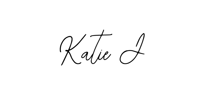 Design your own signature with our free online signature maker. With this signature software, you can create a handwritten (Bearetta-2O07w) signature for name Katie J. Katie J signature style 12 images and pictures png
