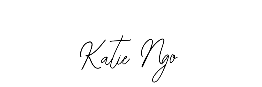 The best way (Bearetta-2O07w) to make a short signature is to pick only two or three words in your name. The name Katie Ngo include a total of six letters. For converting this name. Katie Ngo signature style 12 images and pictures png
