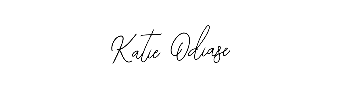 How to make Katie Odiase name signature. Use Bearetta-2O07w style for creating short signs online. This is the latest handwritten sign. Katie Odiase signature style 12 images and pictures png