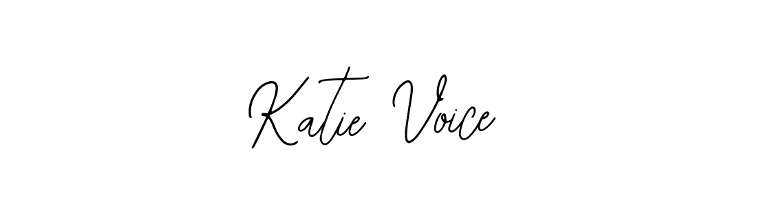 How to make Katie Voice name signature. Use Bearetta-2O07w style for creating short signs online. This is the latest handwritten sign. Katie Voice signature style 12 images and pictures png