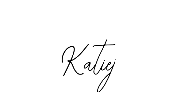 How to make Katiej signature? Bearetta-2O07w is a professional autograph style. Create handwritten signature for Katiej name. Katiej signature style 12 images and pictures png