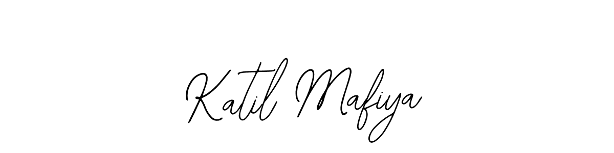 Also You can easily find your signature by using the search form. We will create Katil Mafiya name handwritten signature images for you free of cost using Bearetta-2O07w sign style. Katil Mafiya signature style 12 images and pictures png