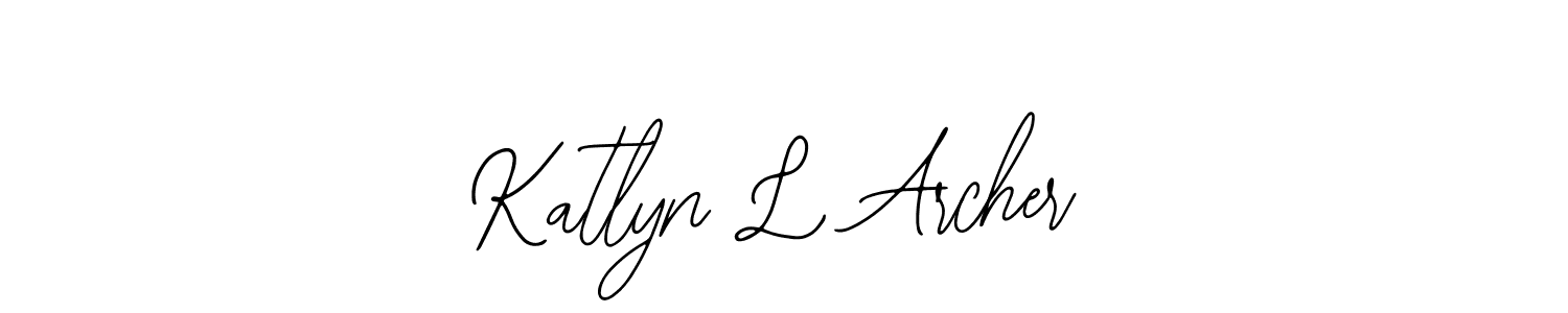 Make a beautiful signature design for name Katlyn L Archer. With this signature (Bearetta-2O07w) style, you can create a handwritten signature for free. Katlyn L Archer signature style 12 images and pictures png