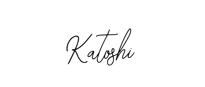 Bearetta-2O07w is a professional signature style that is perfect for those who want to add a touch of class to their signature. It is also a great choice for those who want to make their signature more unique. Get Katoshi name to fancy signature for free. Katoshi signature style 12 images and pictures png