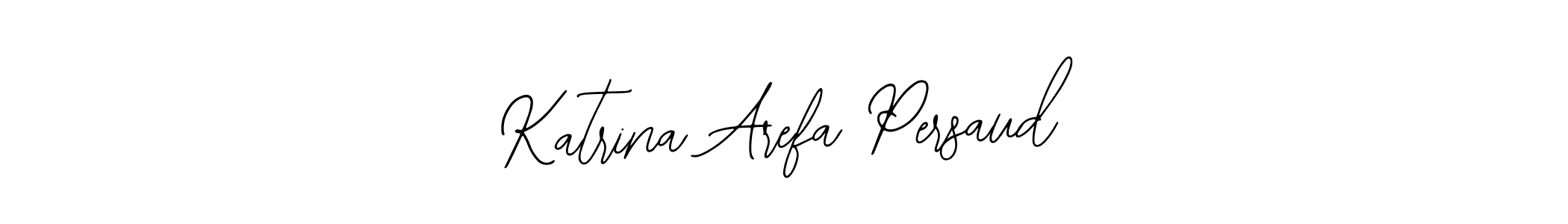 This is the best signature style for the Katrina Arefa Persaud name. Also you like these signature font (Bearetta-2O07w). Mix name signature. Katrina Arefa Persaud signature style 12 images and pictures png