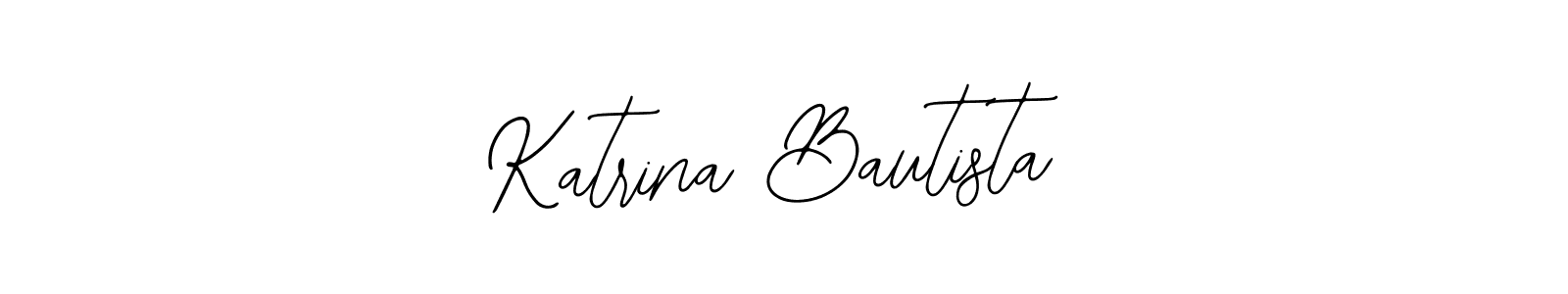 How to make Katrina Bautista name signature. Use Bearetta-2O07w style for creating short signs online. This is the latest handwritten sign. Katrina Bautista signature style 12 images and pictures png