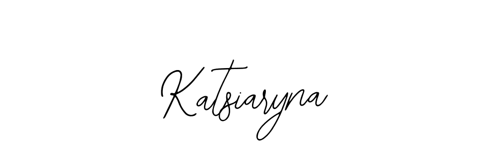 Bearetta-2O07w is a professional signature style that is perfect for those who want to add a touch of class to their signature. It is also a great choice for those who want to make their signature more unique. Get Katsiaryna name to fancy signature for free. Katsiaryna signature style 12 images and pictures png