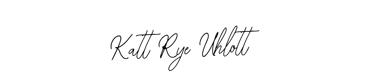 How to make Katt Rye Uhlott signature? Bearetta-2O07w is a professional autograph style. Create handwritten signature for Katt Rye Uhlott name. Katt Rye Uhlott signature style 12 images and pictures png